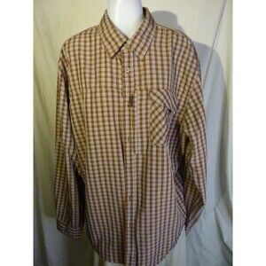 Wrangler Outdoor Long Sleeve Checked Shirt-Pocket-sz XL